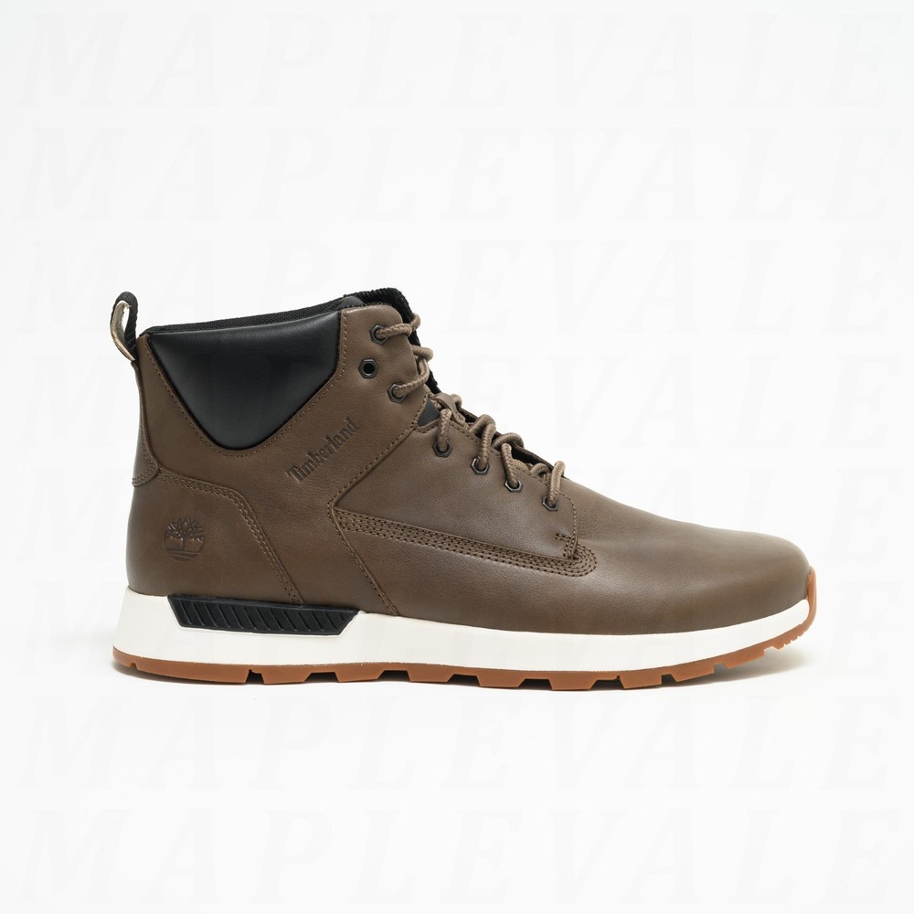 Timberland Killington Trekker Mens Sz 12 Mid Lace Sneaker Brown Full Grain Boots - Picture 2 of 10